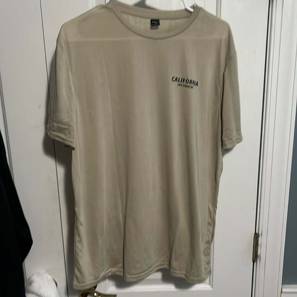 Adult XL California Los Angeles Tan shirt